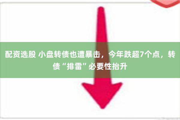 配资选股 小盘转债也遭暴击，今年跌超7个点，转债“排雷”必要性抬升